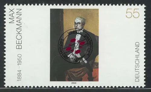 2315 Deutsche Malerei Max Beckmann, gestempelt O