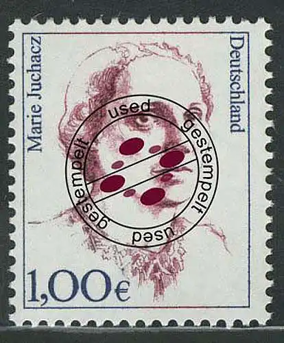 2305 Femmes 1,00 Euro Marie Juchacz O