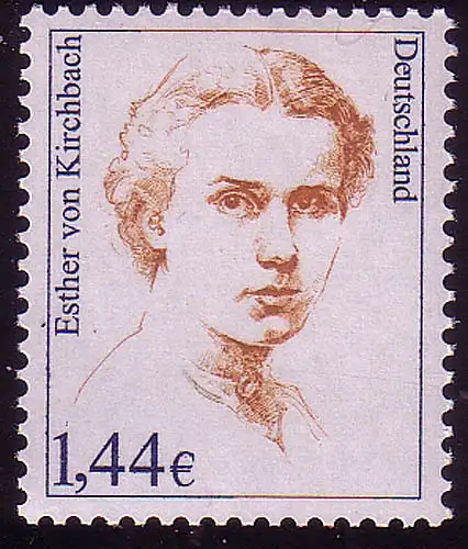2297 Frauen 1,44 Euro Esther von Kirchbach, postfrisch **