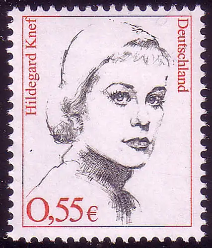 2296 Femmes 0,55 Euro Hildegard Knef **