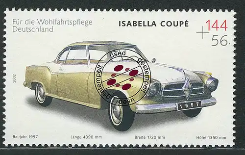 2293 Wohlfahrt Oldtimer 144+56 C Isabella Coupé O