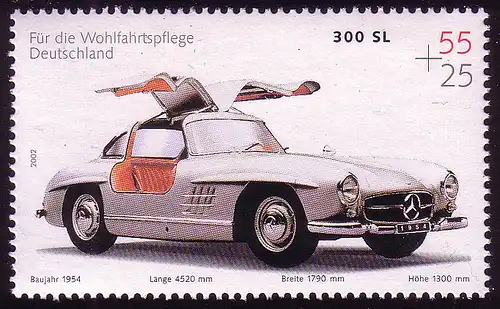 2291 Wohlfahrt Oldtimer 55+25 C Mercedes 300 SL**