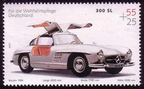 2291 Wohnd Oldtimer 55+25 C Mercedes 300 SL**