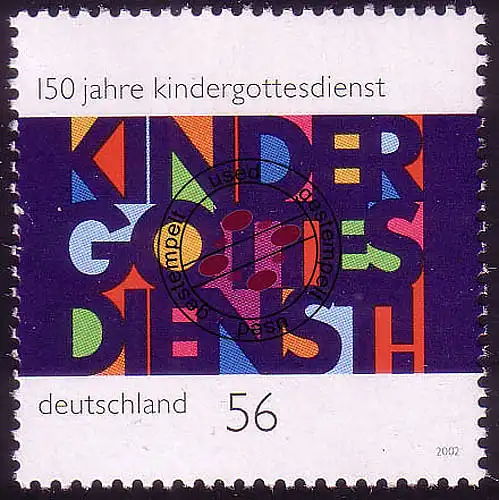 2256 Kindergottsdienste O gestempelt