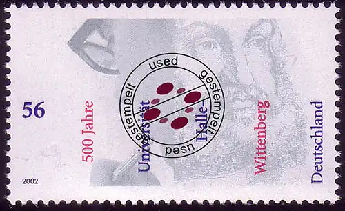 2254 Universität Halle-Wittenberg O gestempelt