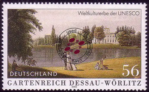 2253 UNESCO Gartenreich Dessau-Wörlitz O gestempelt