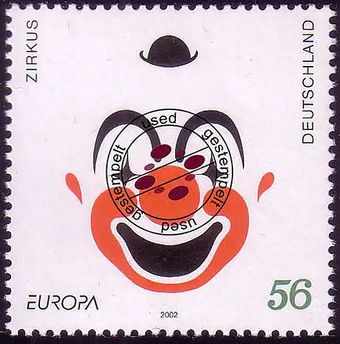 2252 Europa/CEPT Zirkus O gestempelt