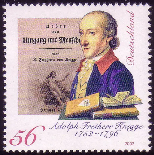 2241 Adolph Freiherr von Knigge, postfrisch **