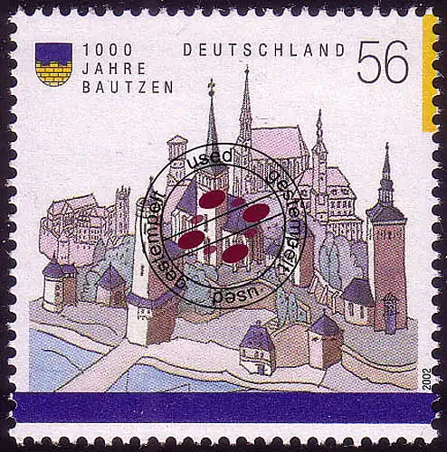 2232 Bautzen O gestempelt