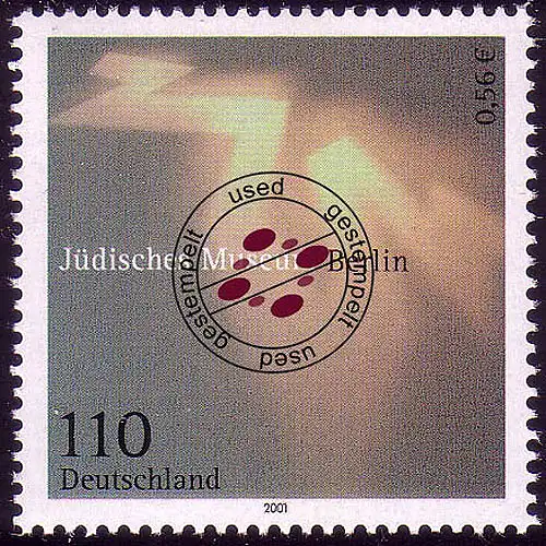 2216 Jüdisches Museum O gestempelt