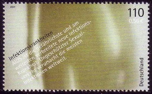 2202 Für die Gesundheit Infektionen aus Block 54, postfrisch **