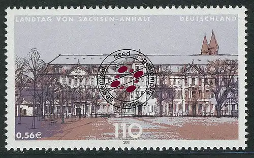 2184 Landesparlament Sachsen-Anhalt O gestempelt
