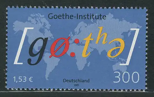 2181 Goethe-Institut ** post-fraîchissement