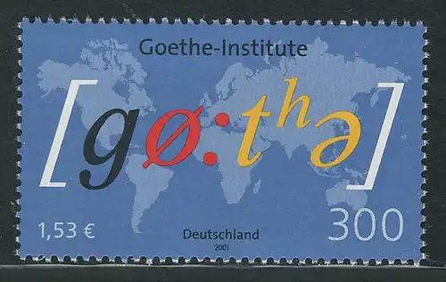 2181 Goethe-Institut ** postfrisch
