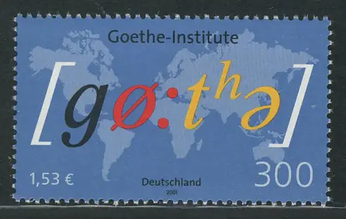 2181 Goethe-Institut ** postfrisch