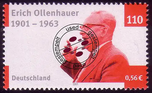 2174 Erich Ollenhauer O gestempelt
