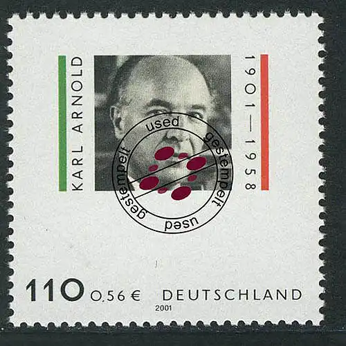 2173 Karl Arnold O gestempelt