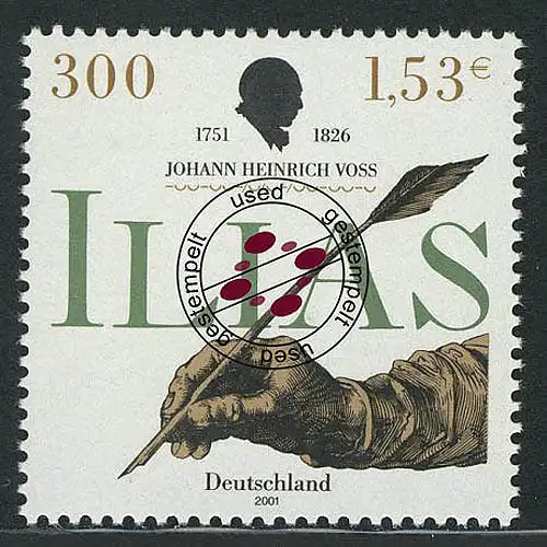2170 Johann Heinrich Voß NASSKLEBEND O
