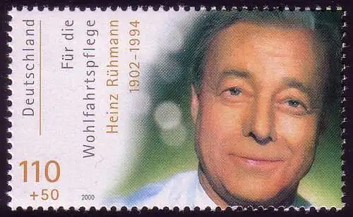 2146 Wofa Filmschauspieler 110+50 Pf Heinz Rühmann, postfrisch