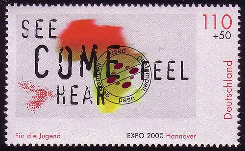 2119 EXPO 2000 110+50 Pf Afrika O
