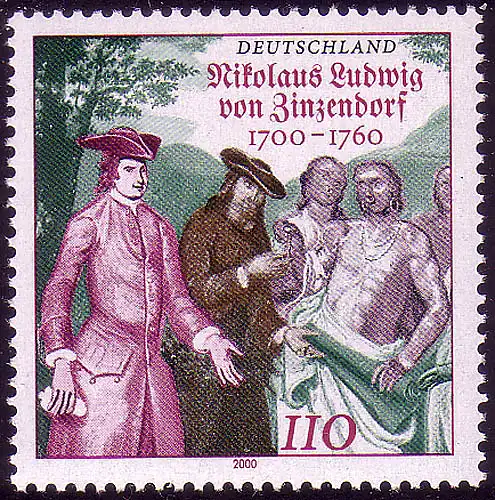 2115 Nikolaus Ludwig Graf von Zinzendorf **