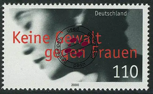 2093 Gewalt Frauen O gestempelt