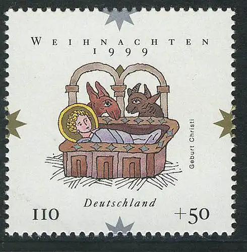 2085 Weihnachten 110+50 Pf **