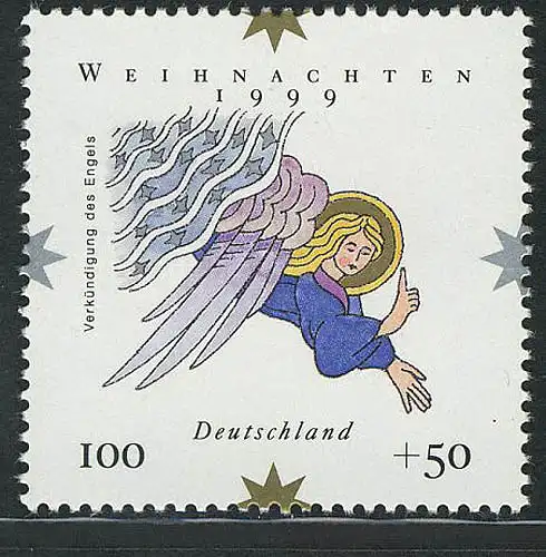 2084 Weihnachten 100+50 Pf **