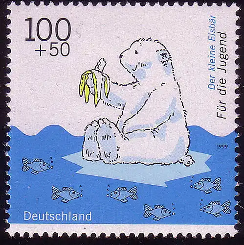 2055 Jugend Trickfilmfiguren Lars der kleine Eisbär ** postfrisch
