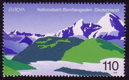 2046 Europa Nationalpark Berchtesgaden aus Block **