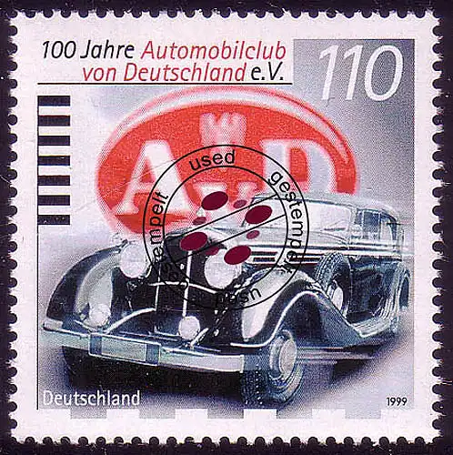 2043 Automobilclub O gestempelt