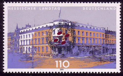 2030 Landesparlamente Hessen O gestempelt