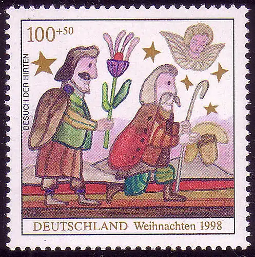2023 Weihnachten 100+50 Pf ** postfrisch
