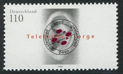 2021 Telefonseelsorge O gestempelt