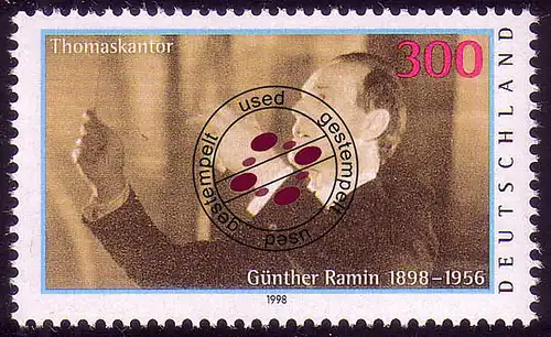 2020 Günther Ramin O gestempelt