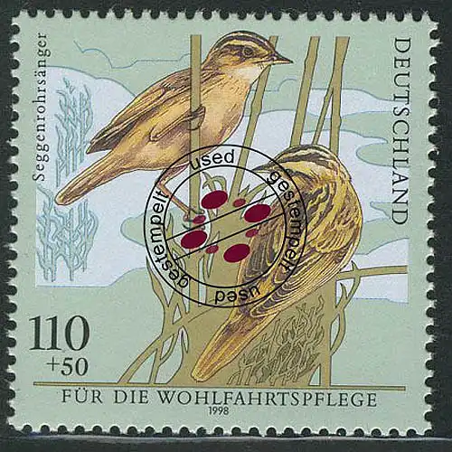 2018 Wohlfahrt bedrohte Vogelarten Seggenrohrsänger O