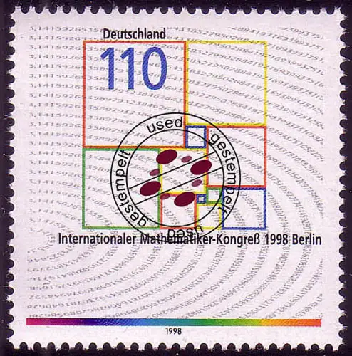 2005 Mathematikerkongress O gestempelt