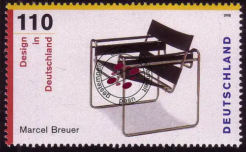 2004 Design aus Block: Sessel O gestempelt
