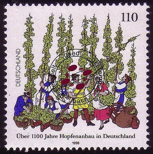 1999 Hopfenanbau O gestempelt