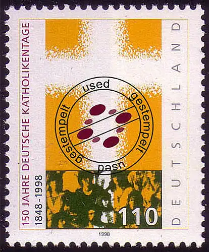 1995 Katholikentage O gestempelt