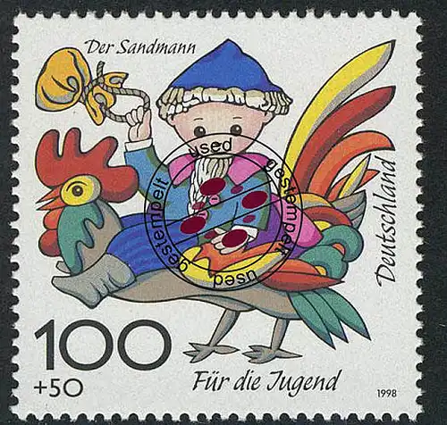 1991 Jeunes personnages de dessins animés Sandmann O