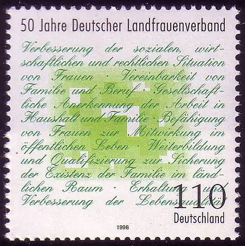 1988 Landfrauenverband ** postfrisch