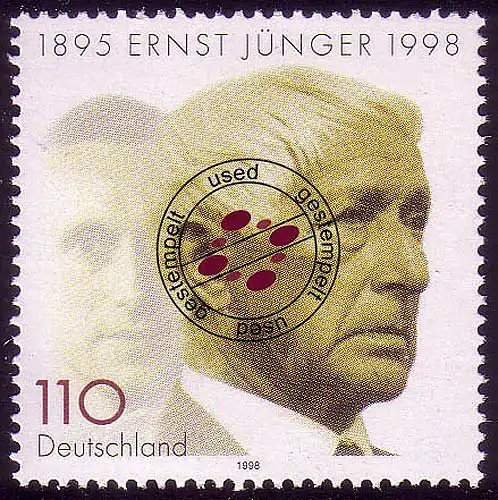 1984 Ernst Jünger O gestempelt