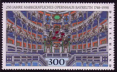 1983 Opernhaus Bayreuth O gestempelt
