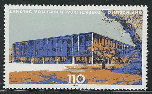 1974 Parlement régional Bade-Wurtemberg ** .