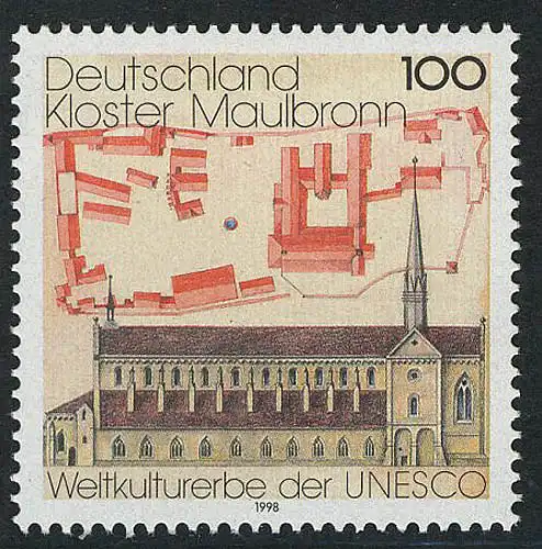 1966 Kultur- und Naturerbe Kloster Maulbronn **