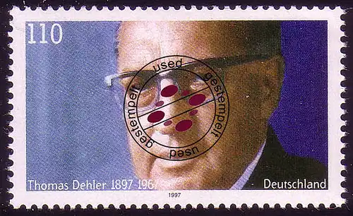 1963 Thomas Dehler O Tamponné