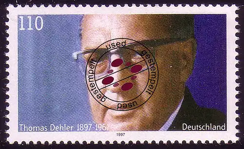 1963 Thomas Dehler O gestempelt