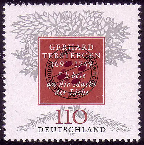1961 Gerhard Tersteegen O gestempelt