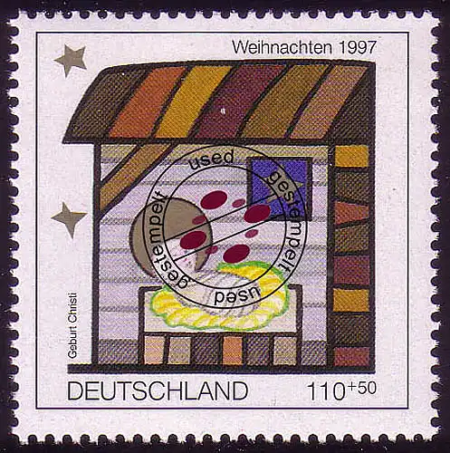 1960 Noël 110+50 Pf O .